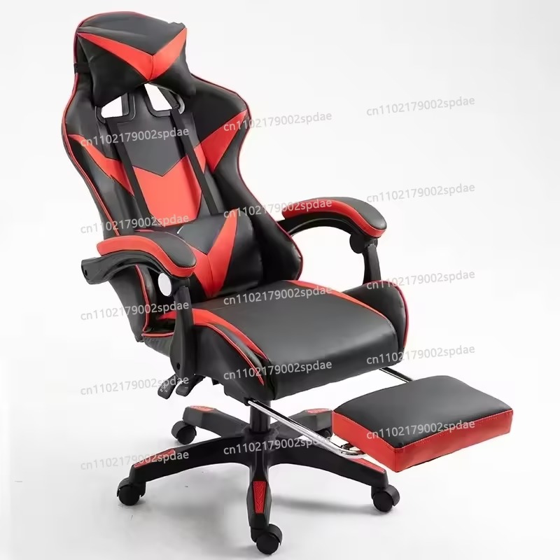 Esports Gaming Cafe - # フットレスト付きゲーミングチェア、ホームオフィスゲーミングインターネットカフェチェア、eスポーツチェア