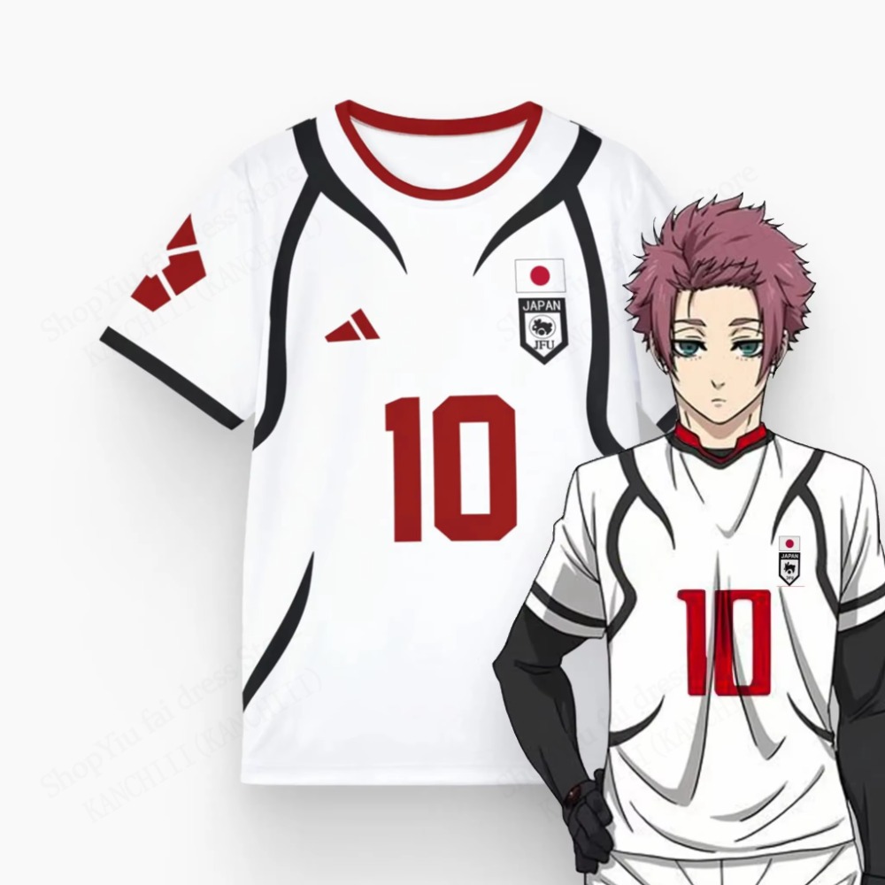 Esports Gaming Arm Sleeve - メンズアニメジャージー ブルーロック 伊藤 聖 ロールプレイング 3DプリントTシャツ