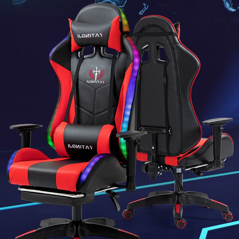 人間工学に基づいたゲーミングチェア、リクライニング可能、高さ - Esports Gaming Cafe のレビューと価格