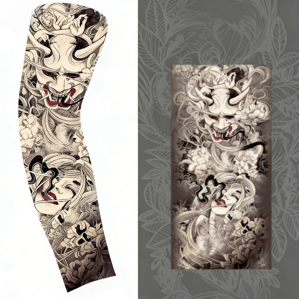 2 個アウトドアスポーツタトゥーアームスリーブ日焼け防止シー - Esports Gaming Arm Sleeve のレビューと価格