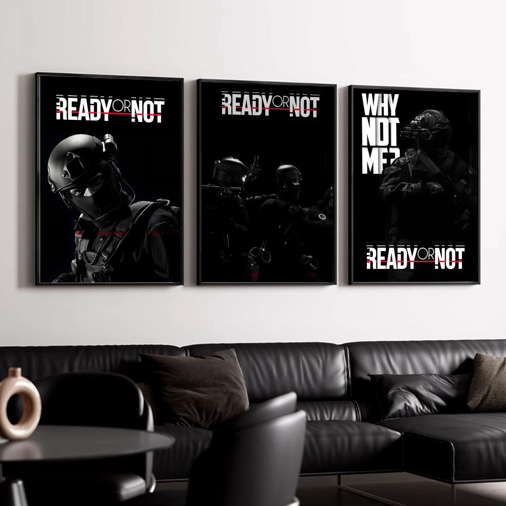 R-Ready or N-NotS ポスター HD 壁装飾  - Esports Or Gaming のレビューと価格
