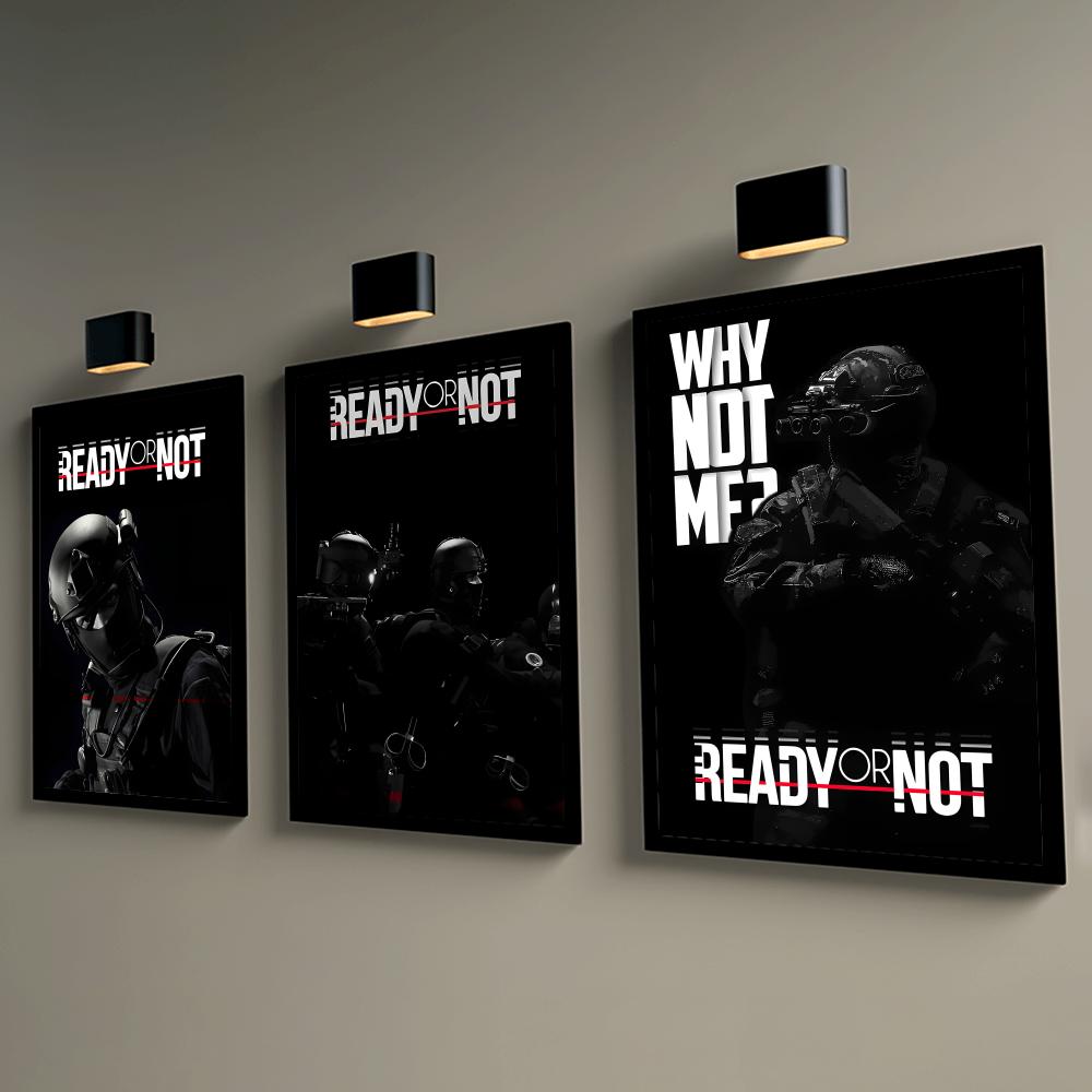 R-Ready or N-NotS ポスター HD 壁装飾  - Esports Or Gaming のレビューと価格