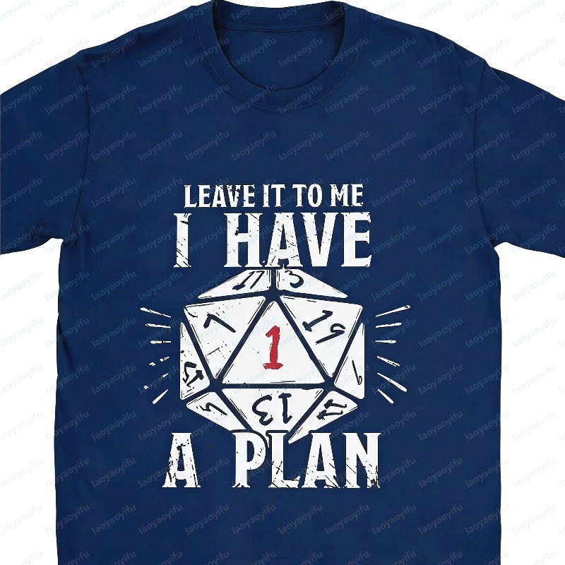 メンズD20ダイス卓上RPG Tシャツ「Leave It T - Esports Gaming Shirts のレビューと価格