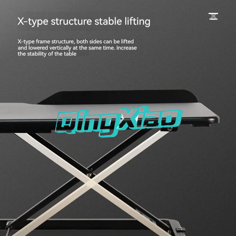 空気圧式高さ調節可能なスタンディングデスクライザー 二層式モ - Dual Monitor Stand のレビューと価格