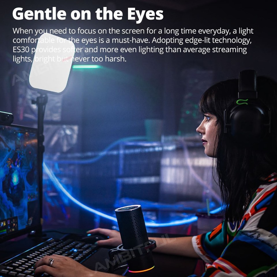 ゴドックス LEDゲーミングライト ES30 EスポーツLE - Esports Gaming Live のレビューと価格