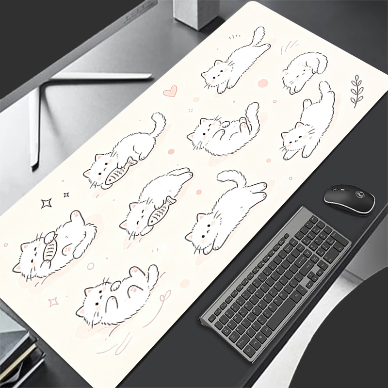 低画素漫画マウスパッドノートブック拡張デスクマットゴム製ゲー - Esports Gaming Mouse のレビューと価格