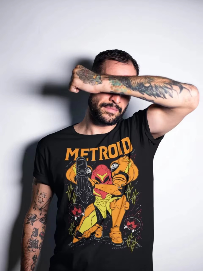 メンズ＆レディース夏用純綿ゆったりおしゃれトップス電子ゲーム - Esports Gaming Shirts のレビューと価格