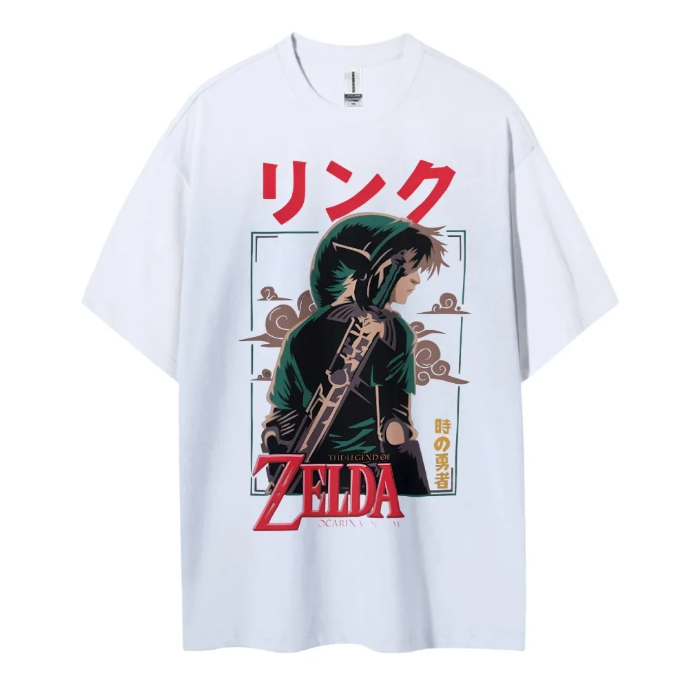 ゼルダの伝説 リンク Tシャツ メンズ コットン 半袖トップ - Esports Gaming Shirts のレビューと価格