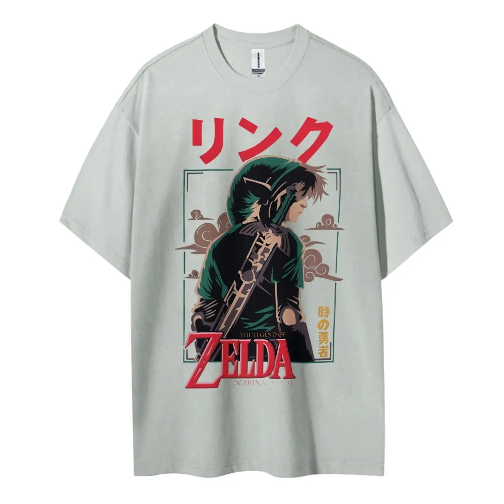 ゼルダの伝説 リンク Tシャツ メンズ コットン 半袖トップ - Esports Gaming Shirts のレビューと価格